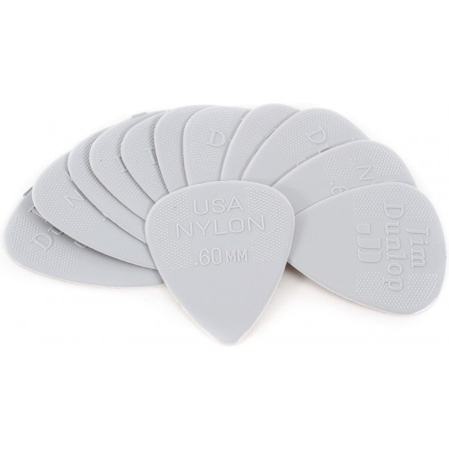 Jim Dunlop .60mm Nylon Light Grey Picks