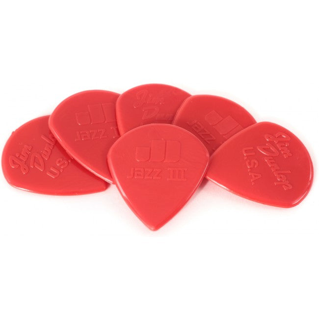 Jim Dunlop Nylon Jazz III Red Picks