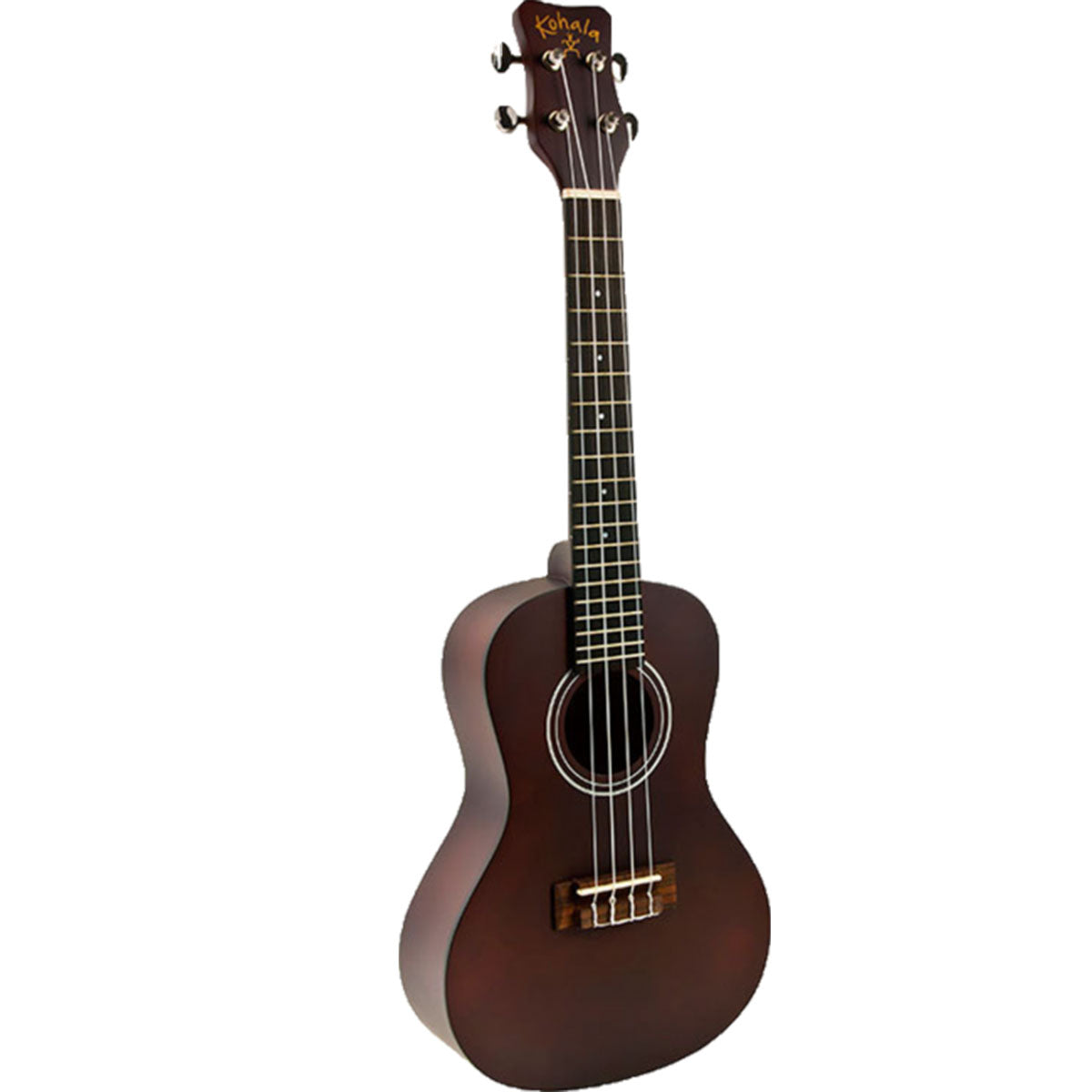 Kohala Concert Players Ukulele Pack Natural Satin w/ Uke, Bag & Tuner