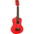 Kohala Series Soprano Ukulele Red Finish Uke