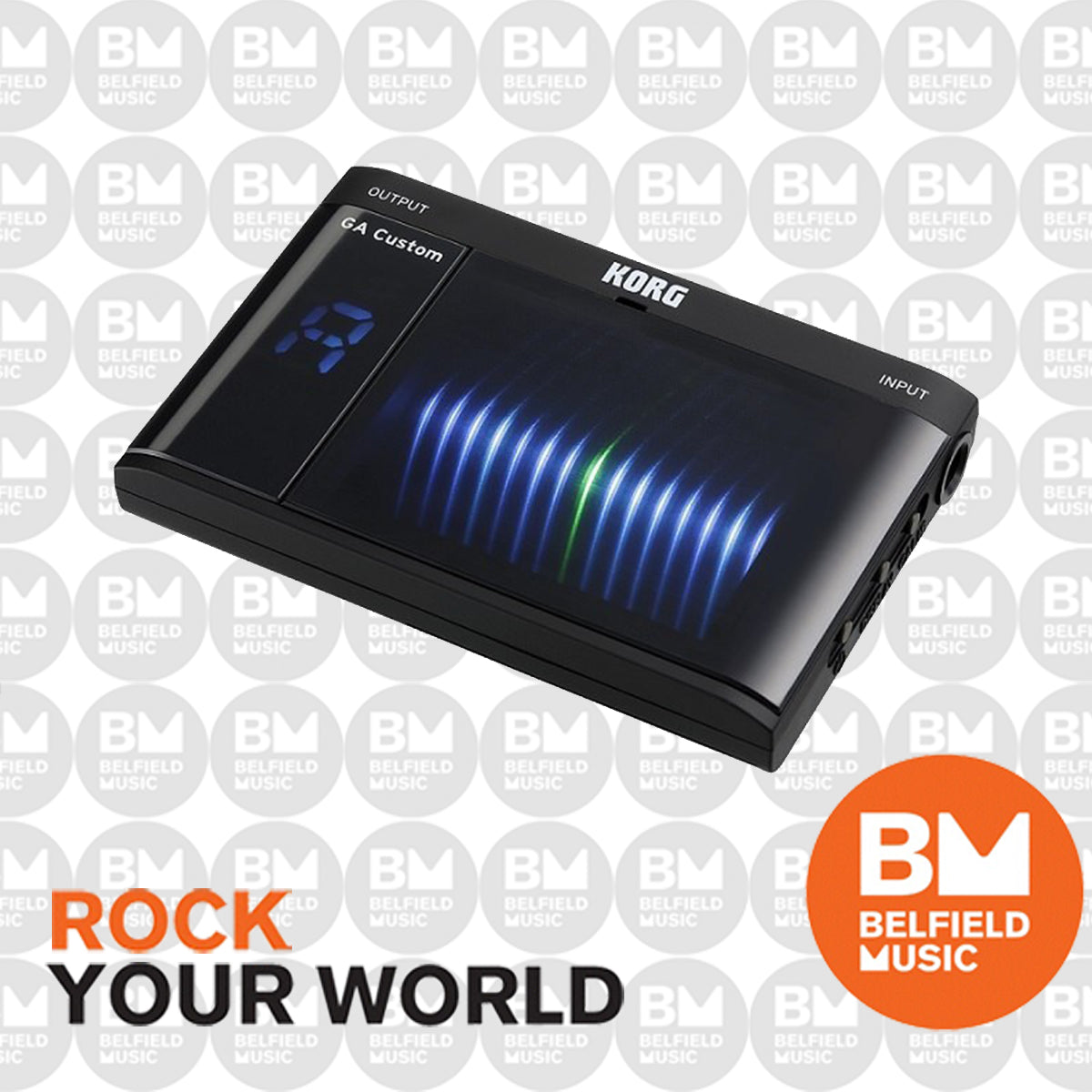 Korg GA Custom Tuner Chromatic Black 3D LED Buy Online