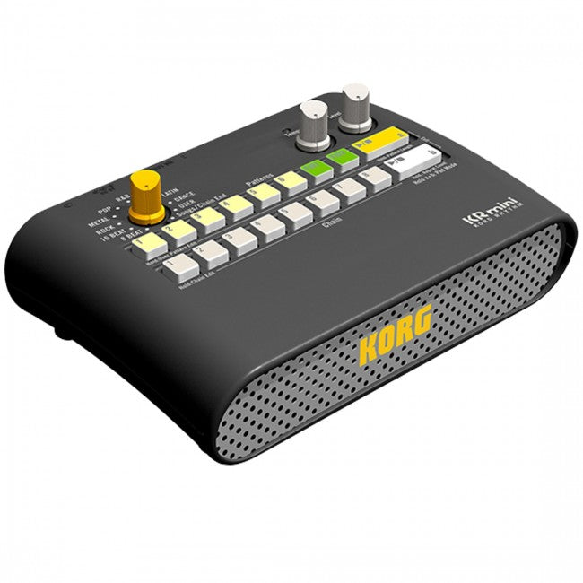 Korg KR Mini Rhythm Machine Angle