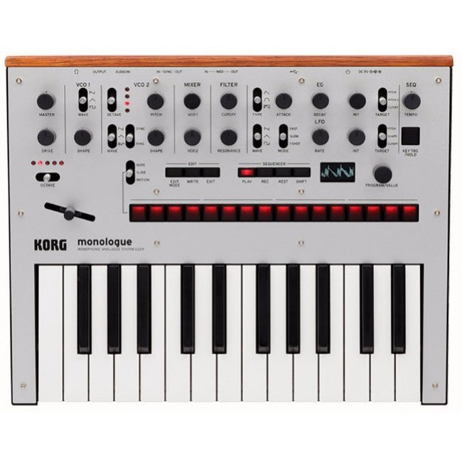 Korg Monologue Silver Synthesizer