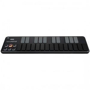 Korg nanoKEY 2 Slim Line USB Keyboard Black Angle