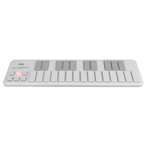 Korg nanoKEY 2 Slim Line USB Keyboard White Angle