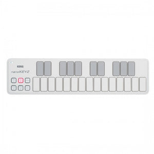 Korg nanoKEY 2 Slim Line USB Keyboard White