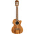 Lanikai Acacia Series 6-String Tenor Ukulele Natural Satin Uke w/ Pickup & Deluxe Gig Bag