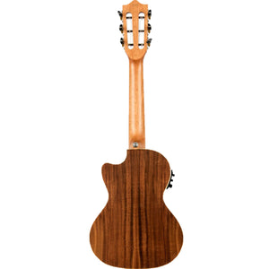 Lanikai Acacia Series 6-String Tenor Ukulele Natural Satin Uke w/ Pickup & Deluxe Gig Bag