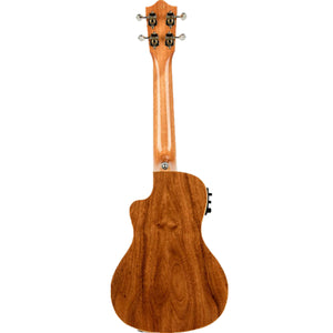 Lanikai Acacia Series Concert Ukulele All Solid Natural Satin Uke w/ Pickup & Polyfoam Case