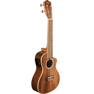 Lanikai Acacia Series Concert Ukulele Natural Satin Uke w/ Pickup & Deluxe Gig Bag