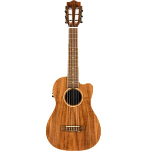 Lanikai Acacia Series Guitelele Ukulele Natural Satin Uke w/ Pickup & Deluxe Gig Bag