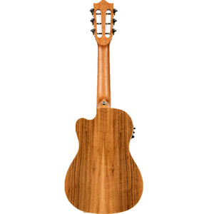 Lanikai Acacia Series Guitelele Ukulele Natural Satin Uke w/ Pickup & Deluxe Gig Bag