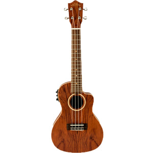 Lanikai Bubinga Series Concert Ukulele Natural Satin w/ Pickup & Deluxe Gig Bag