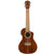 Lanikai Mahogany Series Concert Ukulele All Solid Natural Gloss Uke w/ Pickup & Polyfoam Case