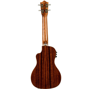 Lanikai Mahogany Series Concert Ukulele All Solid Natural Gloss Uke w/ Pickup & Polyfoam Case