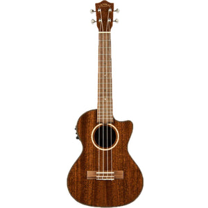 Lanikai Mahogany Series Tenor Ukulele All Solid Natural Gloss Uke w/ Pickup & Polyfoam Case