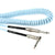 Lava Cable Retro Coil Instrument Lead 20ft Straight to Right Angle Blue
