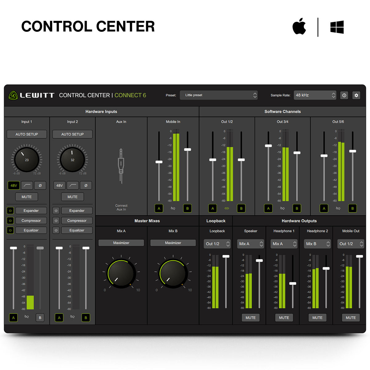 Lewitt Audio Connect 6 Audio Interface w/ DSP