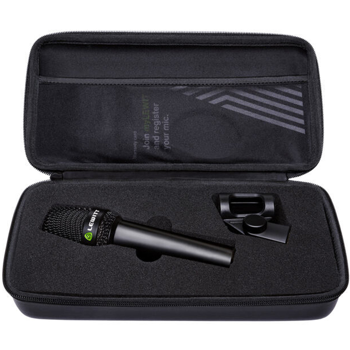 Lewitt Audio MTP W950 Handheld Condenser Microphone 1inch w/ Clip and Case Black