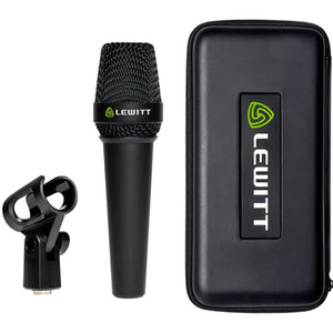 Lewitt Audio MTP W950 Handheld Condenser Microphone 1inch w/ Clip and Case Black