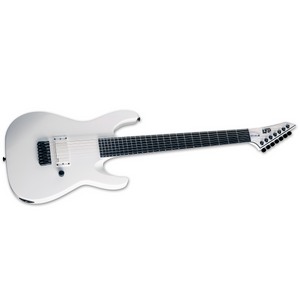 ESP LTD M-7BHT Baritone ARCTIC METAL Electric Guitar Snow White Satin w/ EMG - LM-7BHTARMSWS