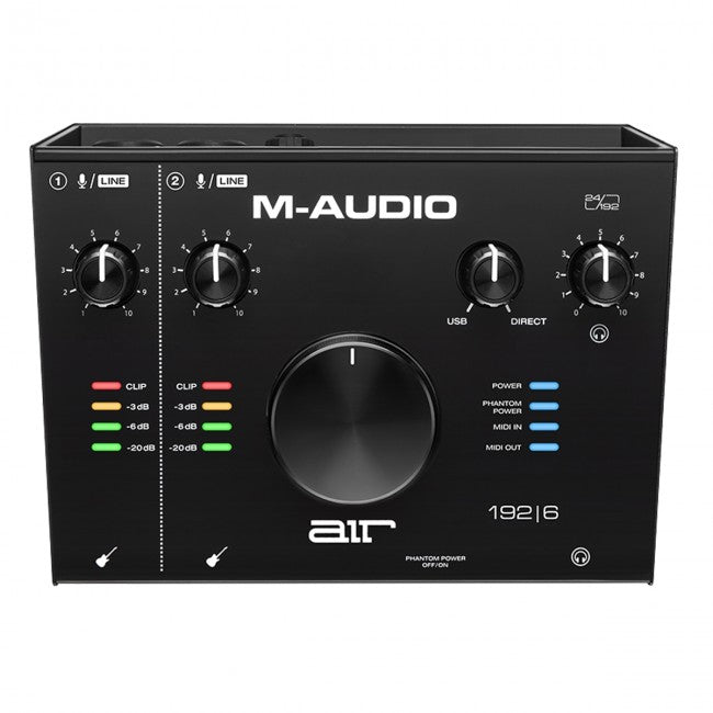 M-Audio AIR 192|6 USB Audio/Midi Interface 2-In/2-Out 24/192 Input/Output