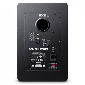M-Audio BX8 D3 Powered Studio Monitors Back
