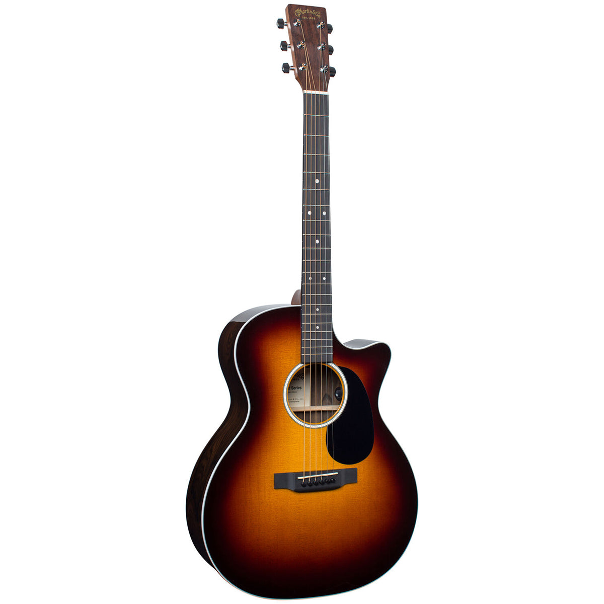 Martin GPC13E-BURST Road Series Grand Performance Acoustic Guitar Burst w/ Cutaway Gig Bag & Pickup