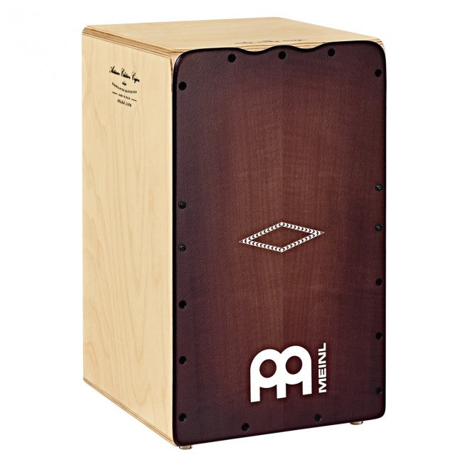 Meinl AESLRB Artist Edition Cajon Solea Dark Red Burst Frontplate