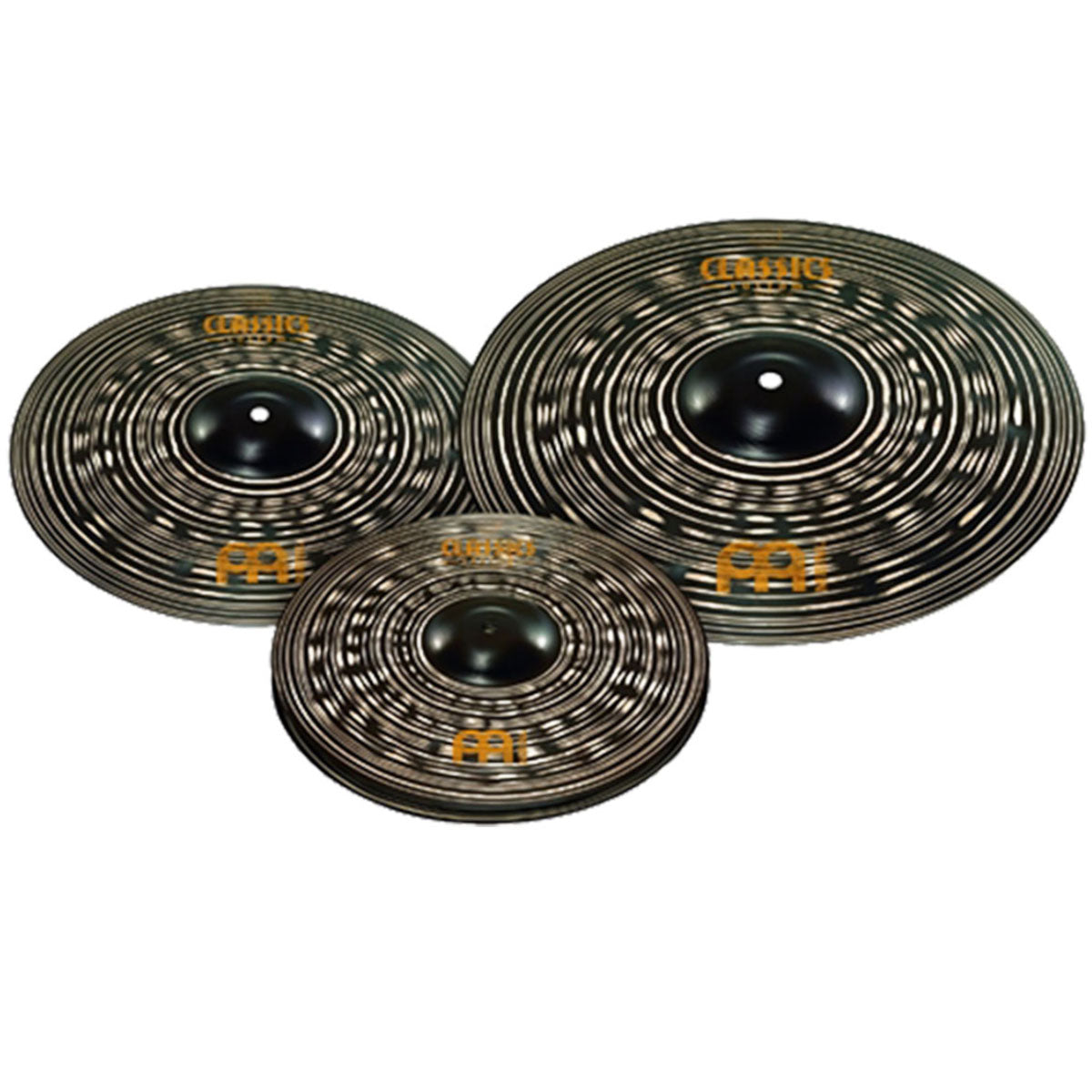 Meinl CCD141620 Classics Custom Dark Cymbal Pack (14HH, 16C, &amp; 20R)