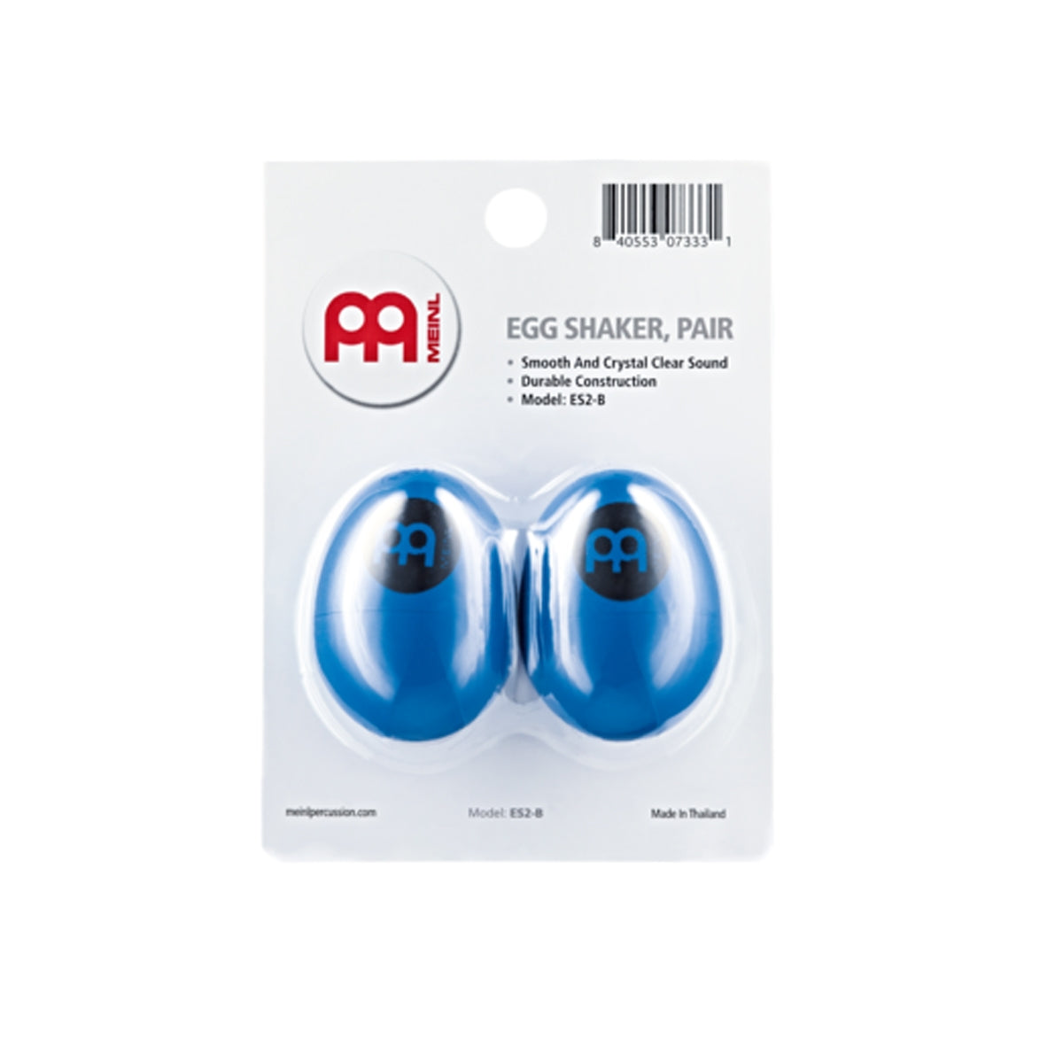 Meinl ES2-B Egg Shaker Pair Blue