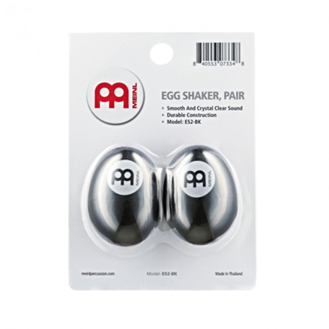 Meinl ES2-BK Egg Shaker Pair Black
