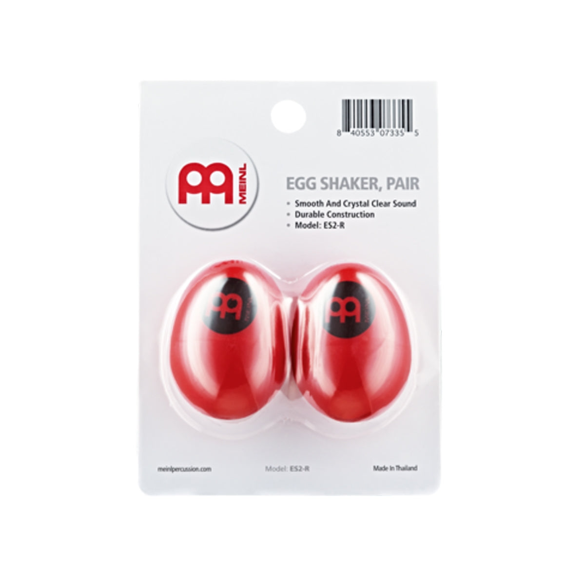 Meinl ES2-R Egg Shaker Pair Red