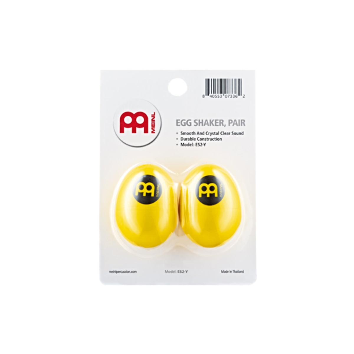 Meinl ES2-Y Egg Shaker Pair Yellow