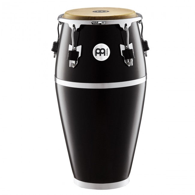 Meinl FC11BK Fibercraft Series Quinto 11inch Black w/ True Skin Buffalo Head