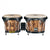 Meinl FWB190LB Marathon Designer Series Wood Bongo 6 3/4 & 8inch Leopard Burl 