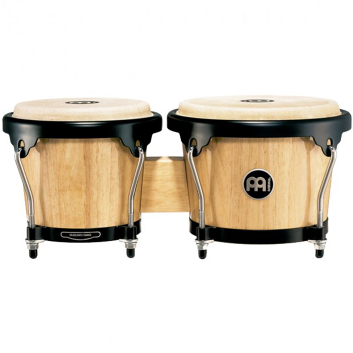 Meinl HB100NT Headliner Series Wood Bongo 6 3/4 &amp; 8inch Natural