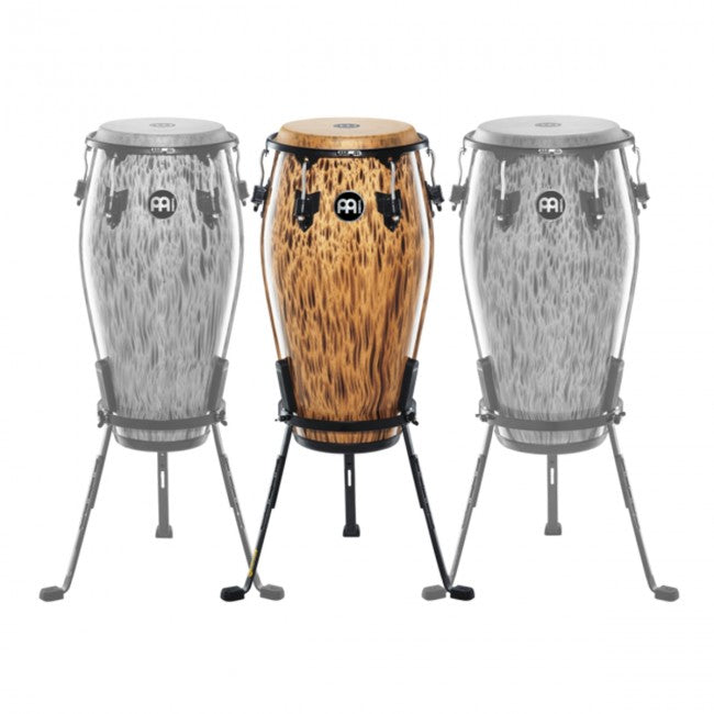 Meinl MCC1134LB Marathon Designer Series Conga 11 3/4inch Leopard Burl w/ Steely II Stand