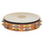 Meinl TAH2M-SNT Headed Wood Tambourine Super Natural w/ 2 Rows Dual Alloy Jingles