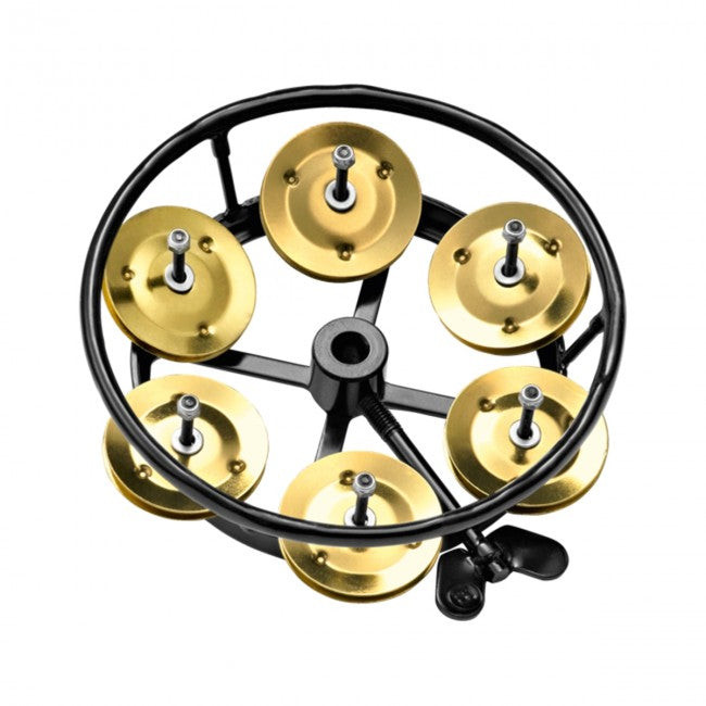 Meinl THH1B-BK Hi-Hat Tambourine Black w/ Brass Jingles