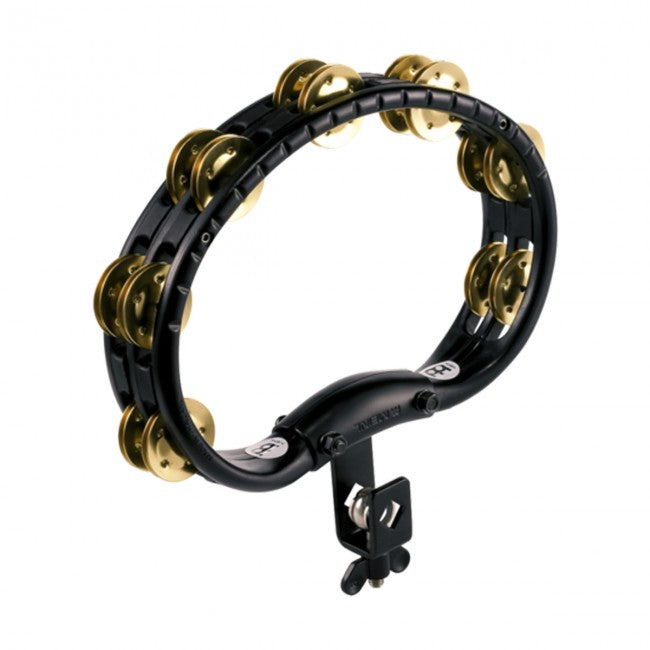 Meinl TMT2B-BK Mountable ABS Tambourine Black w/ Brass Jingles