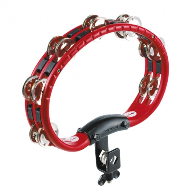 Meinl TMT2R Mountable ABS Tambourine Red w/ Steel Jingles