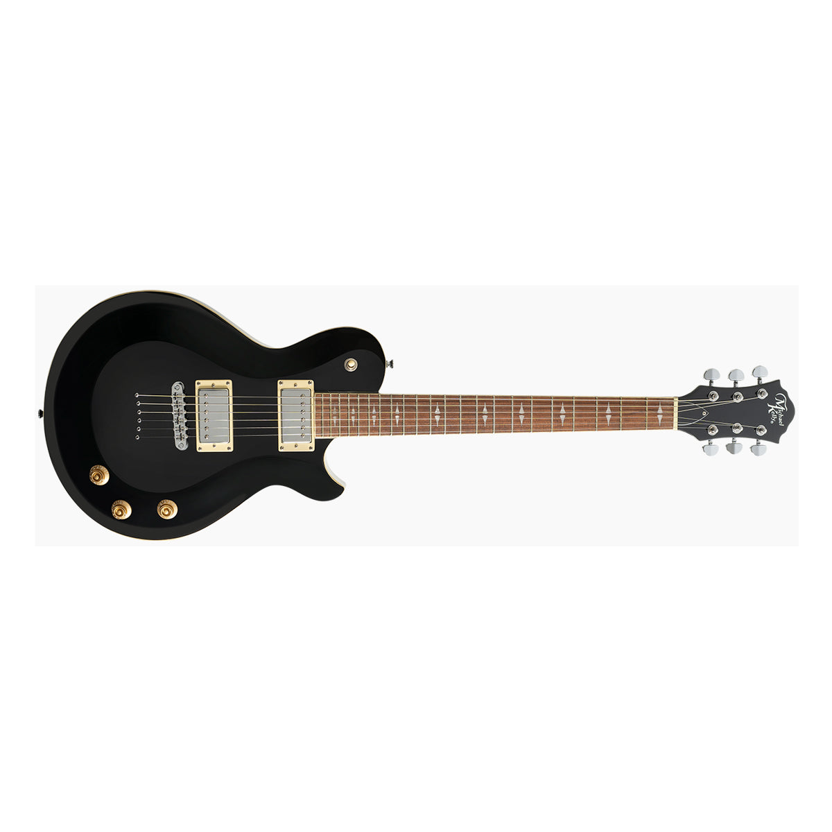 Michael Kelly Patriot Decree Standard Electric Guitar Gloss Black - MKPDSGBJRC