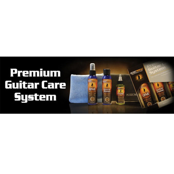 Kit D'Entretien Guitare MusicNomad MN108 - Nettoyant, Polish Et Huile De Touche - 2 Chiffons