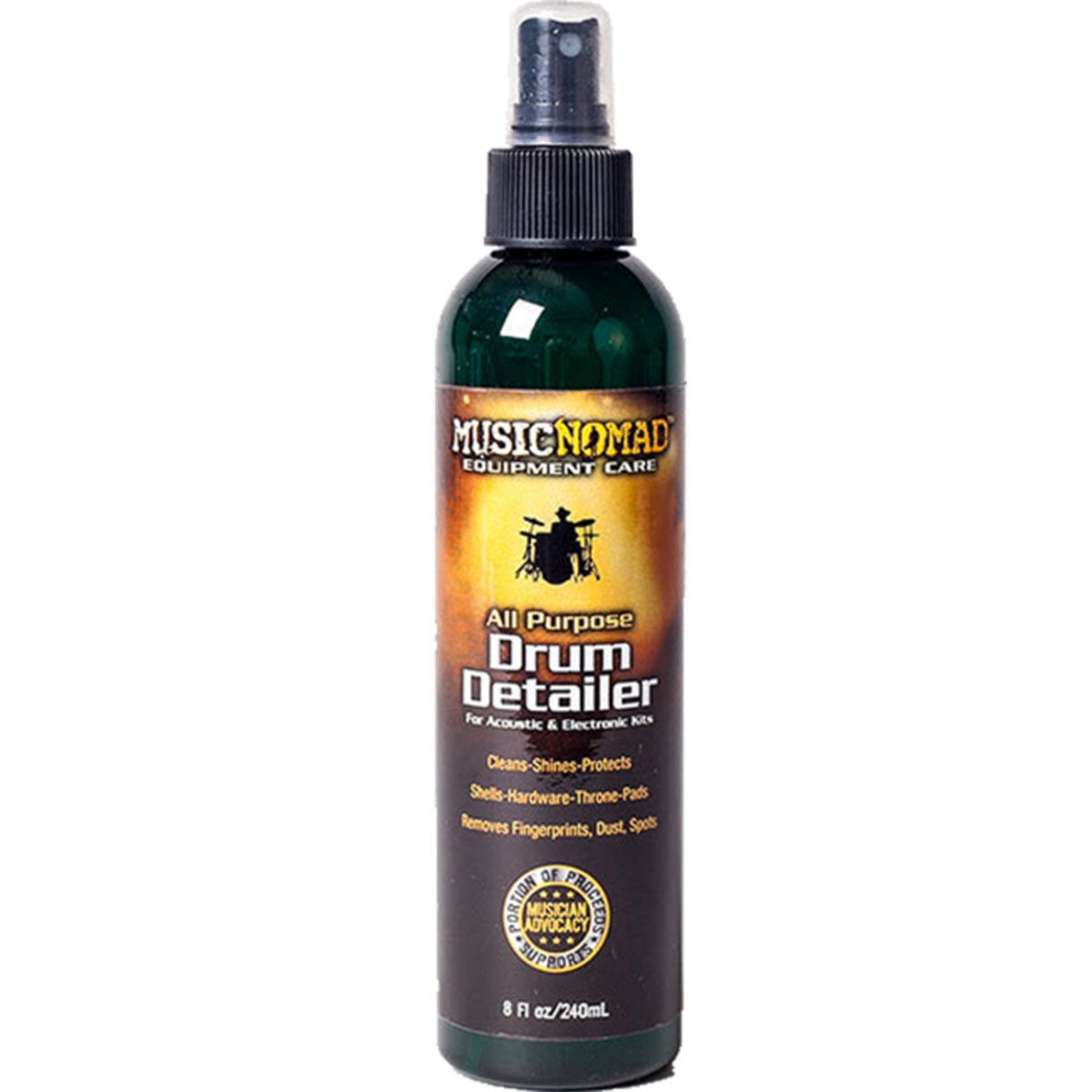 Music Nomad MN110 All Purpose Drum Detailer for Hardware &amp; Shells - 240ml