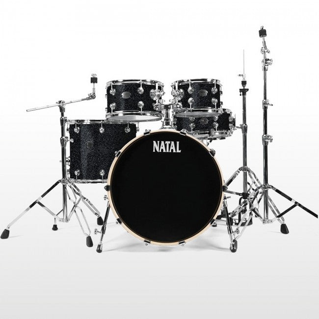 Natal Arcadia Drum Kit Black Sparkle Fast