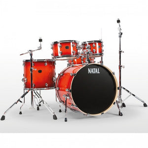 Natal Arcadia Sunburst Lacquer Fast Drum Kit