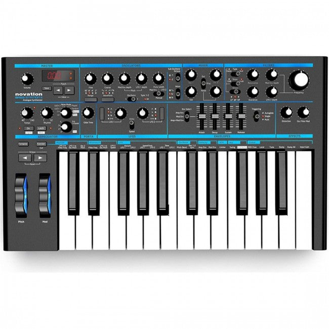 Novation BASS STATION II 25-Note Synthesizer 