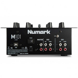 Numark M101USB DJ Mixer 2-Channel Back