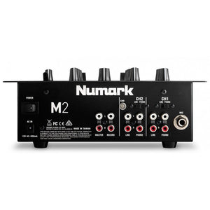 Numark M2 DJ Mixer Back
